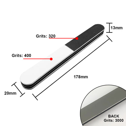 OWDEN Double Sided Files Block Sponge Grit Sanding Tools