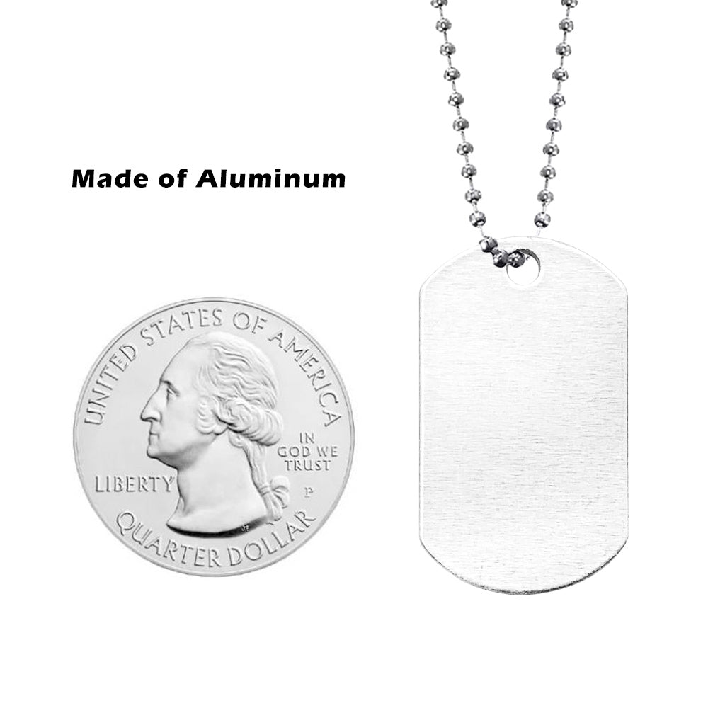 40Pcs Dog Tag, 1 1/4"- Stamping Blanks