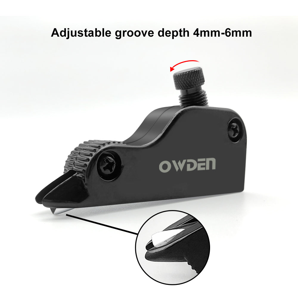 OWDEN Adjustable V-Gouge Tool Leather Craft Cutting Folds Box Corners Leather tools OWDEN CRAFT 