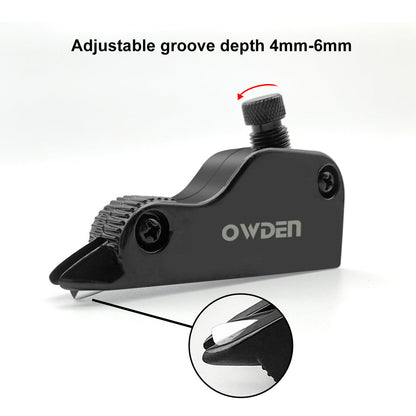 OWDEN Adjustable V-Gouge Tool Leather Craft Cutting Folds Box Corners Leather tools OWDEN CRAFT 