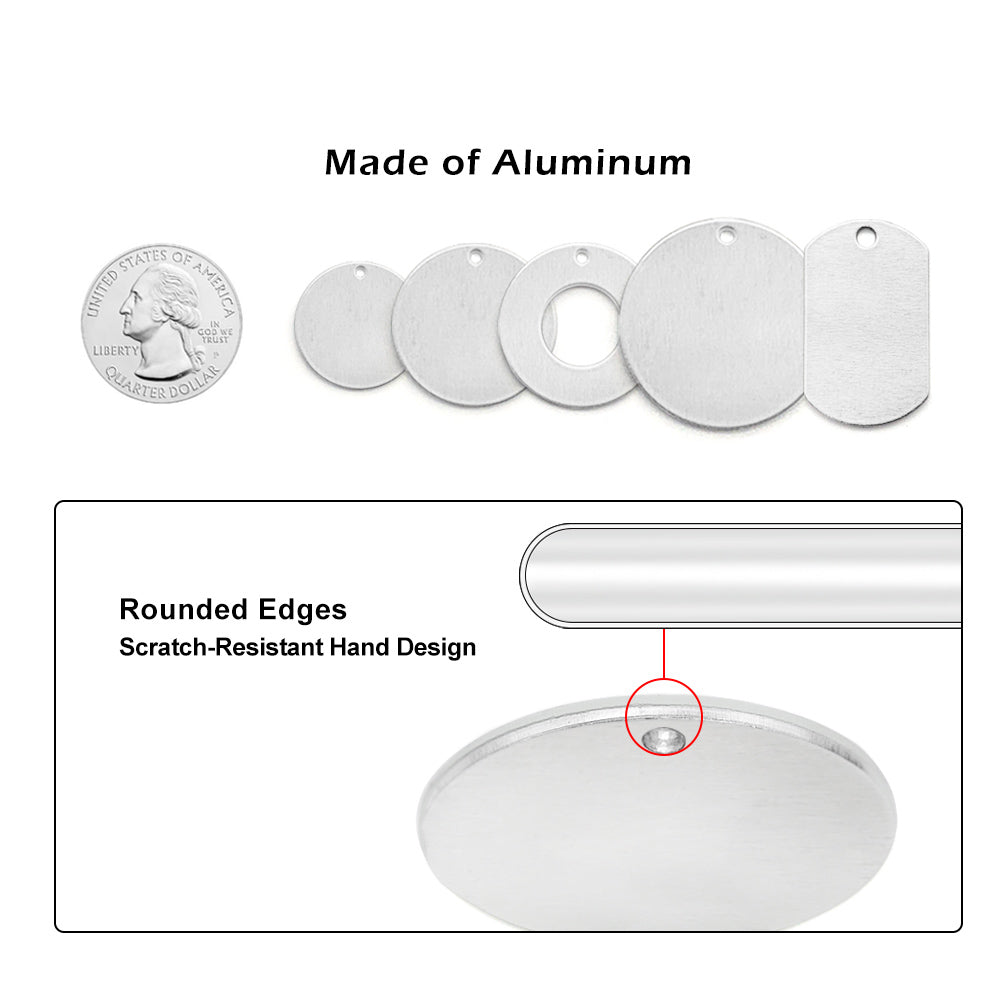 35Pcs multi-shape stamping blanks kit