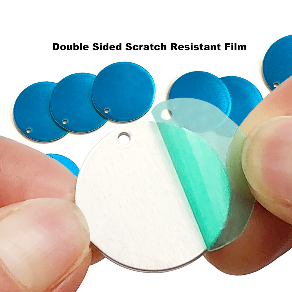 30Pcs Circle w/ Hole, 1"- Stamping Blanks