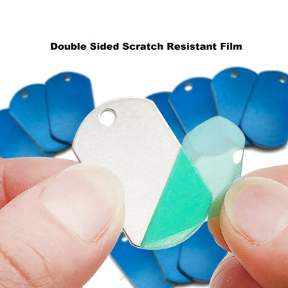 40Pcs Dog Tag, 1 1/4"- Stamping Blanks