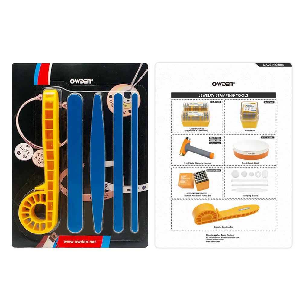 21Pcs Bracelet Bending Bar Kit