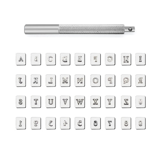 Number & Alphabet Stamping Set 1/8" (3.2mm)