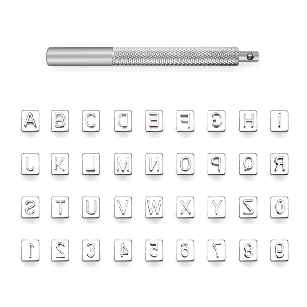 OWDEN 37Pcs Number and Alphabet Stamping Set 1/4 (6.5mm) – OWDEN CRAFT