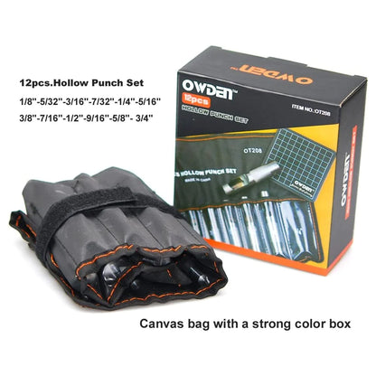 Silver Hole Punches 1-28mm