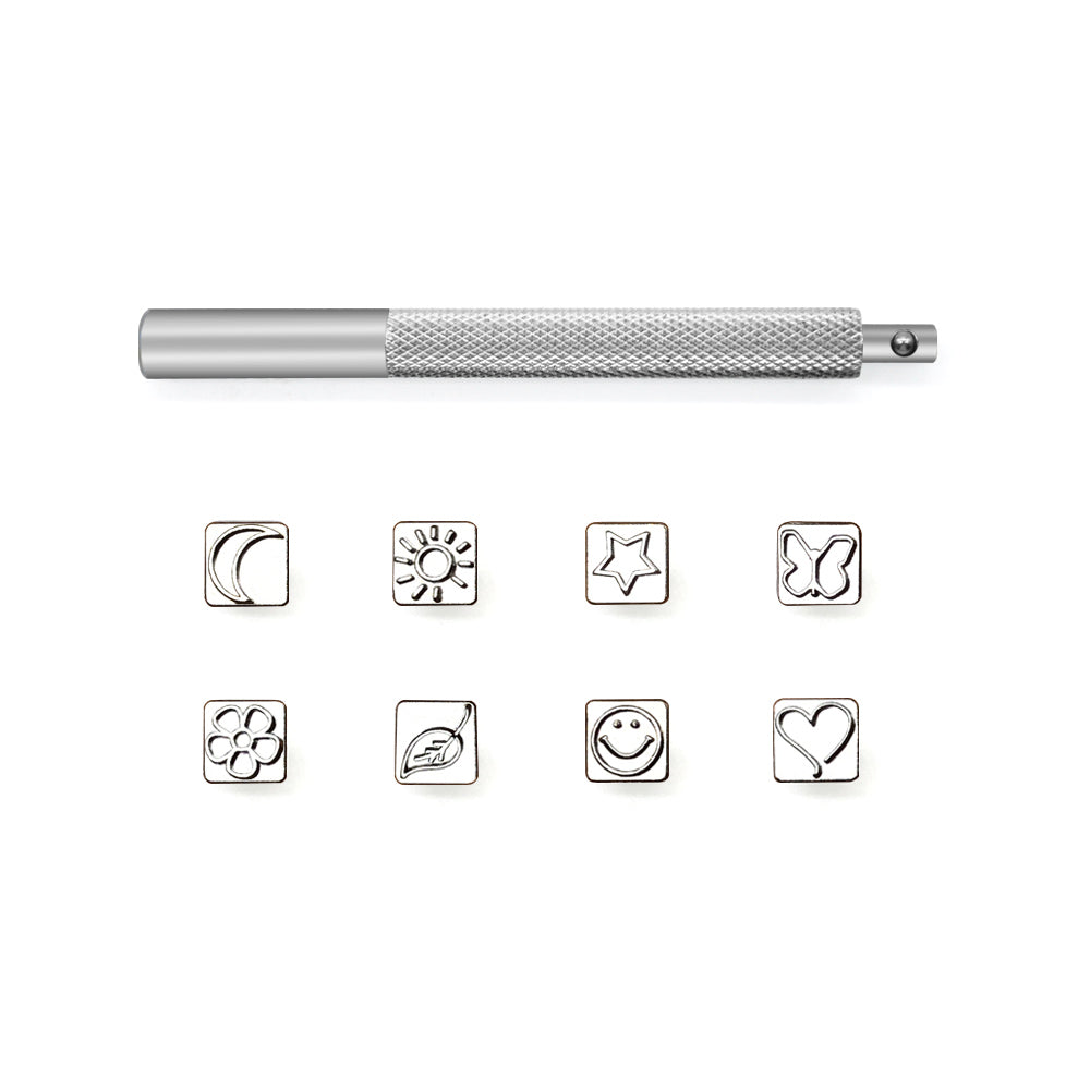 9Pcs Pattern Stamping Set 3/8" (8mm)