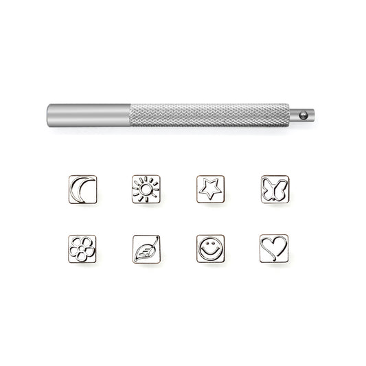 9Pcs Pattern Stamping Set 3/8" (8mm)
