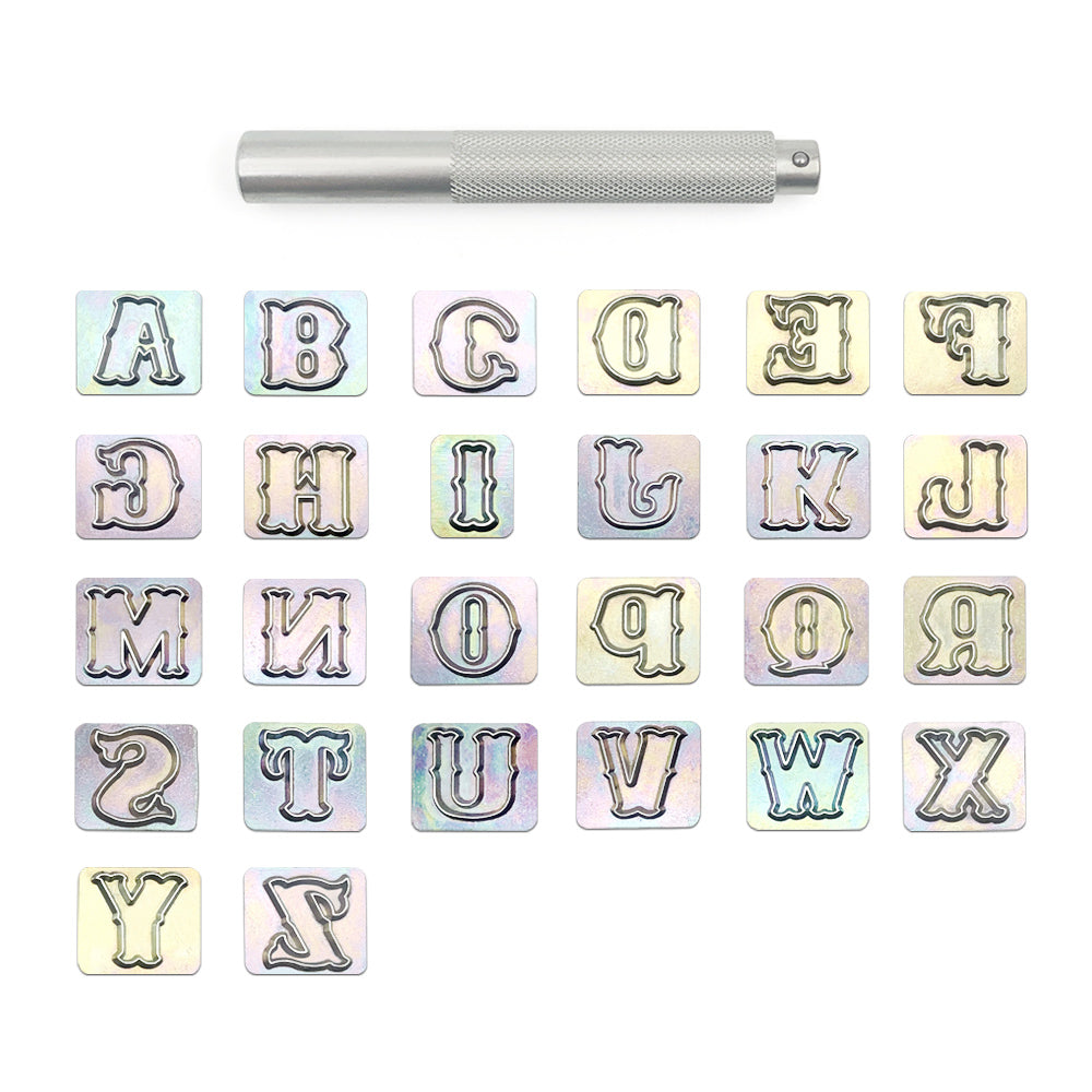 Alphabet Stamping Set 3/4" (19mm)