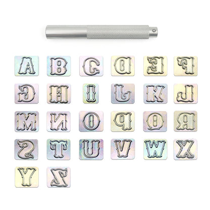 Alphabet Stamping Set 3/4" (19mm)