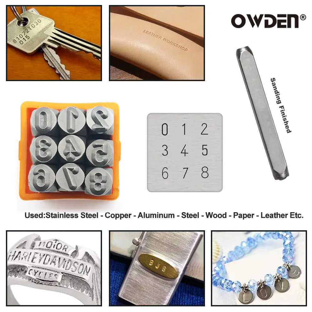 Standard Number Metal Stamps