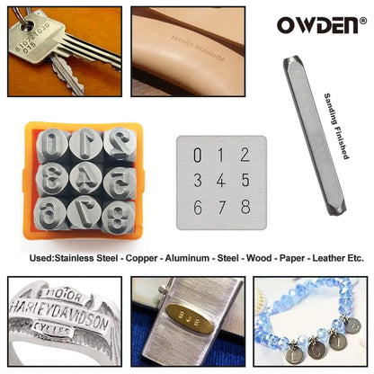 Standard Number Metal Stamps